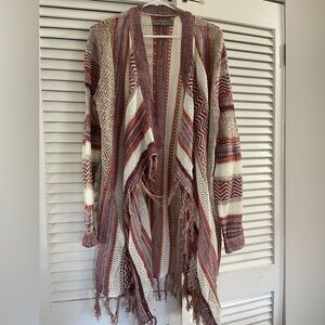 Absolutely Famous Multicolor Boho Cardigan